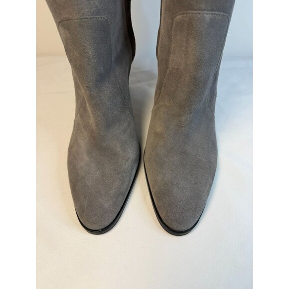 Vince Camuto Dreven Over The Knee Boot Grey Womens Size 11 High Block Heel Dress - Picture 3 of 13